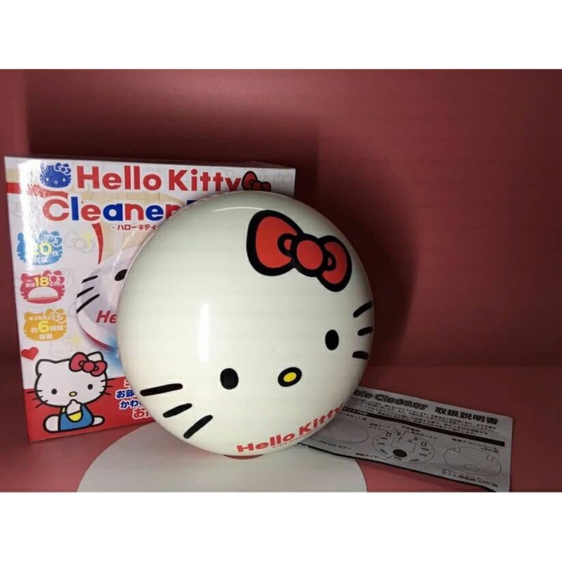 日本Hello Kitty掃地機器人 迷你智能自動感應除塵機帶導航燈