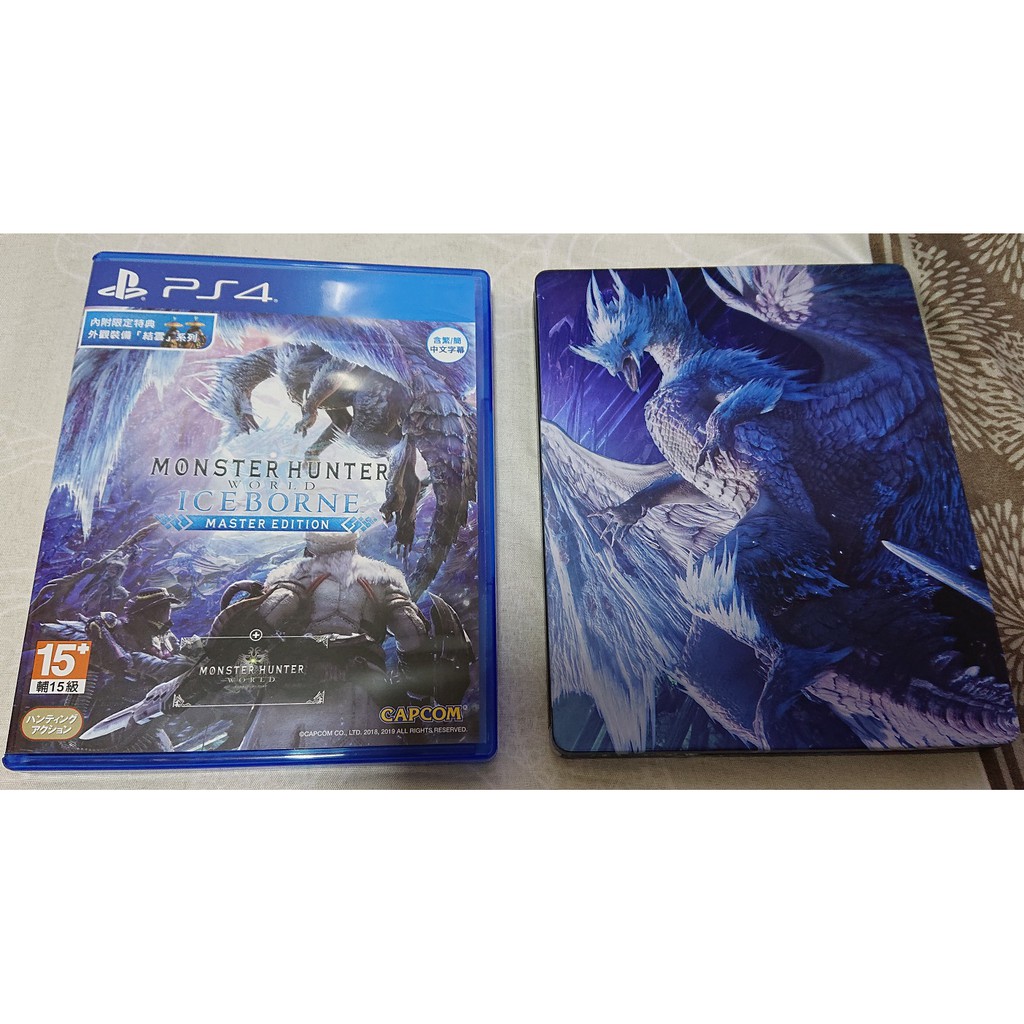 PS4 MHW 魔物獵人 世界 冰原 中文版 2手