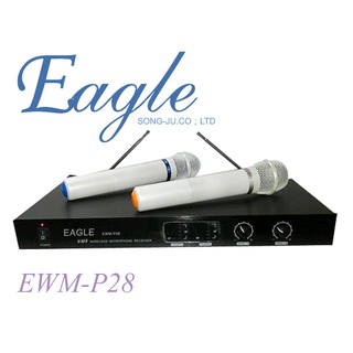 EWM-P28 (免運)EAGLE 專業雙頻無線麥克風組