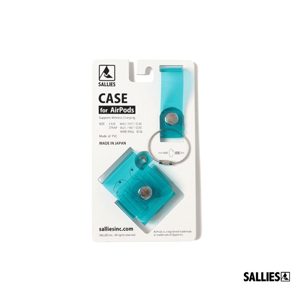 GOODFORIT / 日本Sallies AirPods 2 Case透視感藍芽耳機保護套/藍