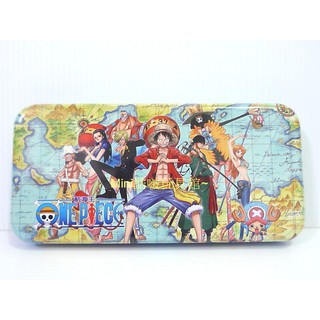 臺製~限量ONE PIECE 航海王(海賊王)~超大雙層鐵筆盒/鉛筆盒~