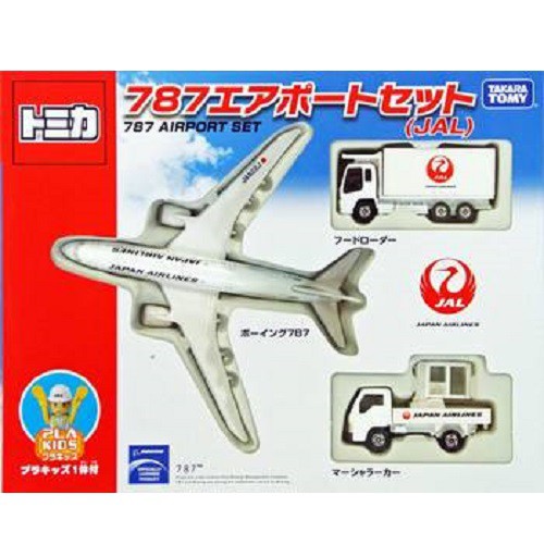【TAKARA TOMY】 絕版JAL Japan 日本航空 機場套組 波音747 食物運送車 機場引導車 現貨 正品