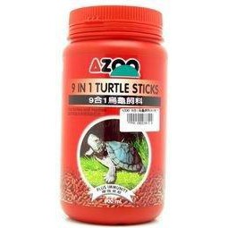 AZOO 9合1烏龜飼料 /小烏龜飼料 /900ml龜飼料 澤龜 幼龜 烏龜 巴西龜