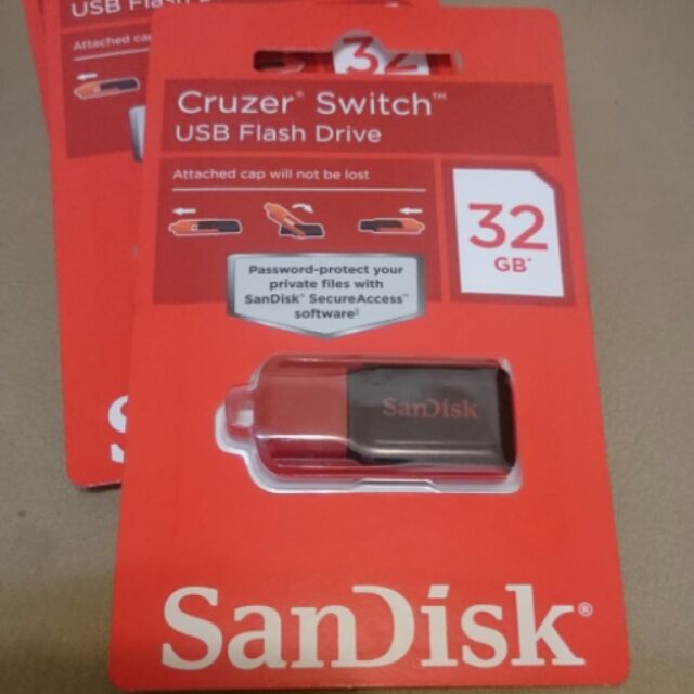 SanDisk CZ52 Cruzer Switch USB 隨身碟 32GB