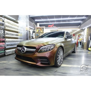 賓士 BENZ C43 W205 全車變色龍貼膜 SP236 汽車包膜 汽車改色 全車包膜 汽車犀牛皮 臺北汽車包膜