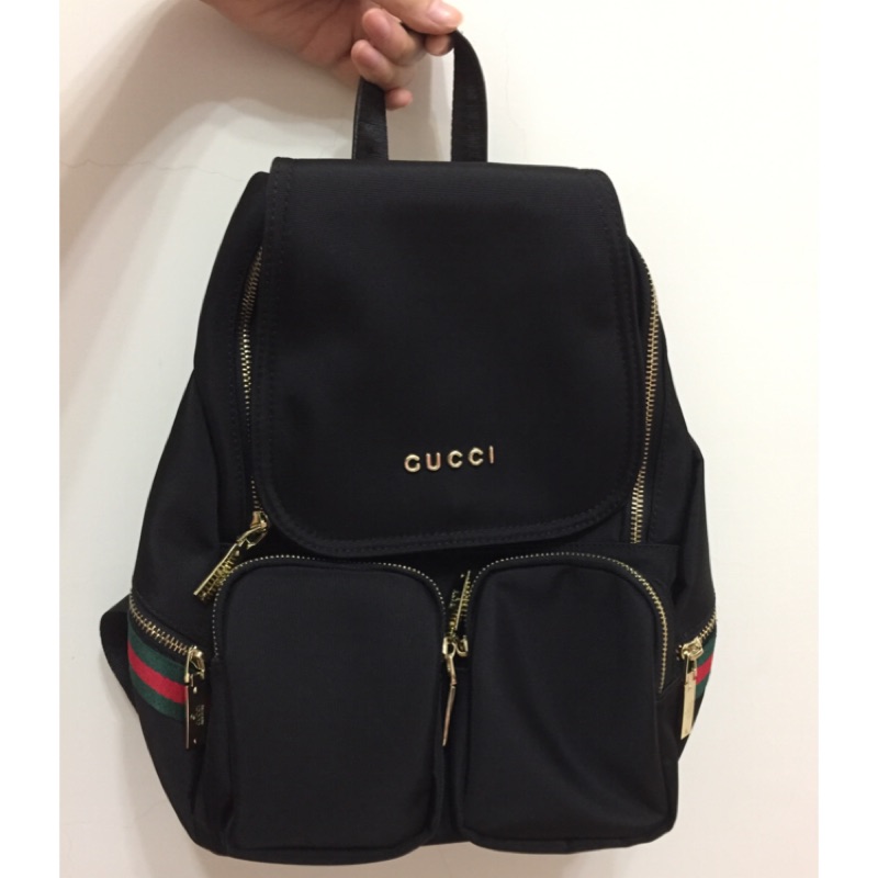 Gucci 帆布款後背包