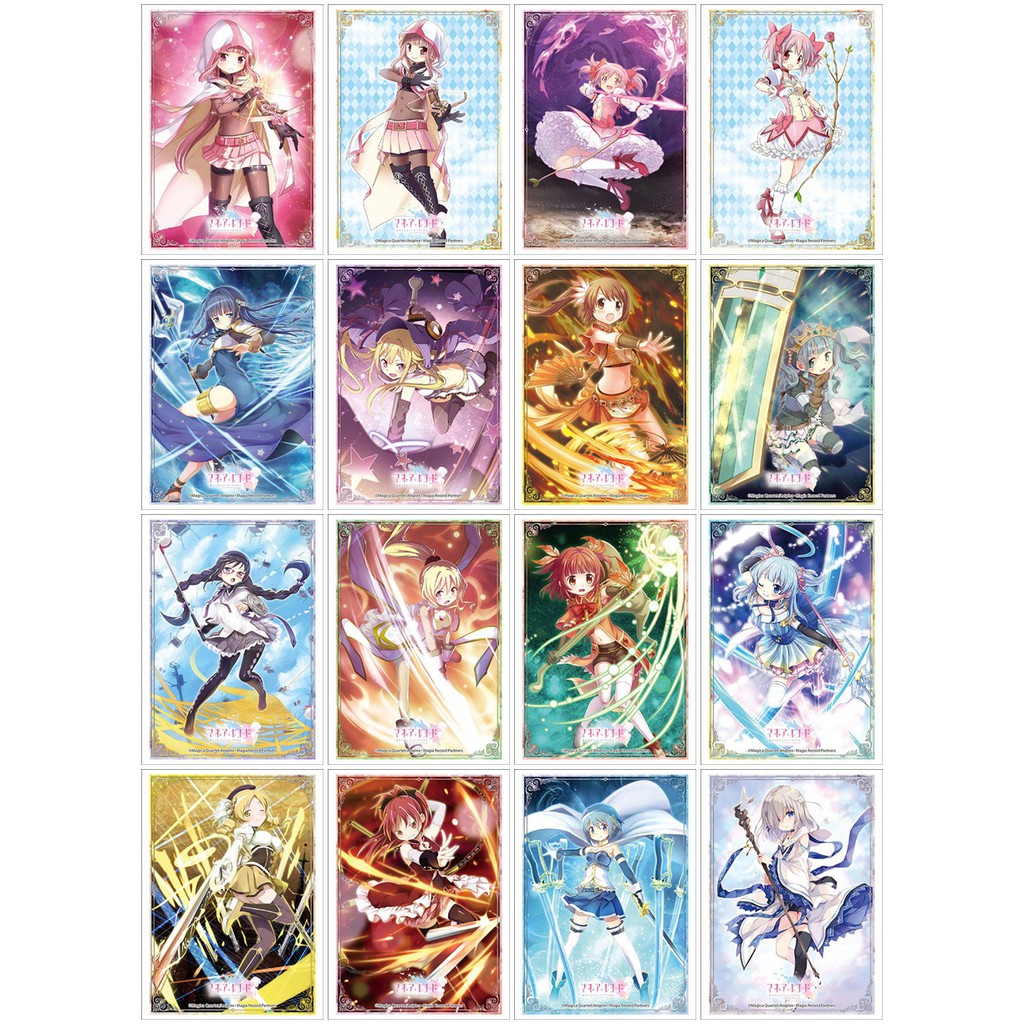 單張卡套 魔法紀錄魔法少女小圓外傳 環彩羽小圓七海深月二葉曉美十咎秋野水波巴麻美美樹五十鈴憐 蝦皮購物