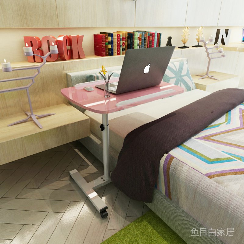 魚目白家居升降筆記本桌床上書寫字桌折疊簡約置地用懶人床邊電腦小桌子4rek 蝦皮 Line購物