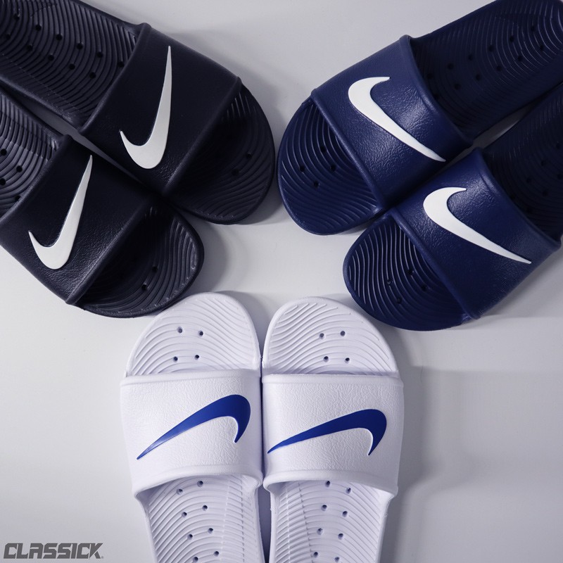 【三色】NIKE KAWA SHOWER SLIDES 防水 拖鞋 藍 白 黑《CLASSICK》832528-001