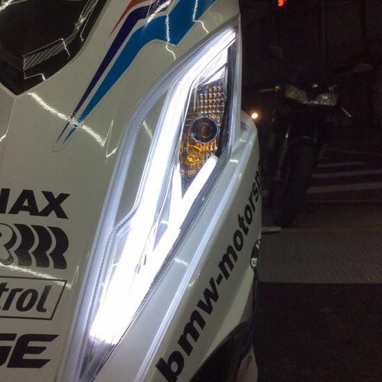 誠一機研aj 車燈設計moto G6 150 125 導光日行燈光陽改裝kymco 新g6 蝦皮購物