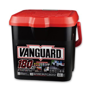 權世界 汽車用品 VANGUARD 全方位超耐重超大容量洗車桶 置物桶 22公升 黑色桶身 RH-6605