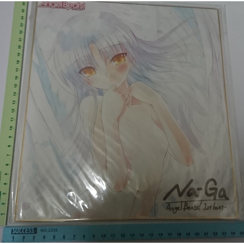 Yk 二手 Key Angel Beats 1st Beat Key 天使立華奏預約特典色紙 蝦皮購物