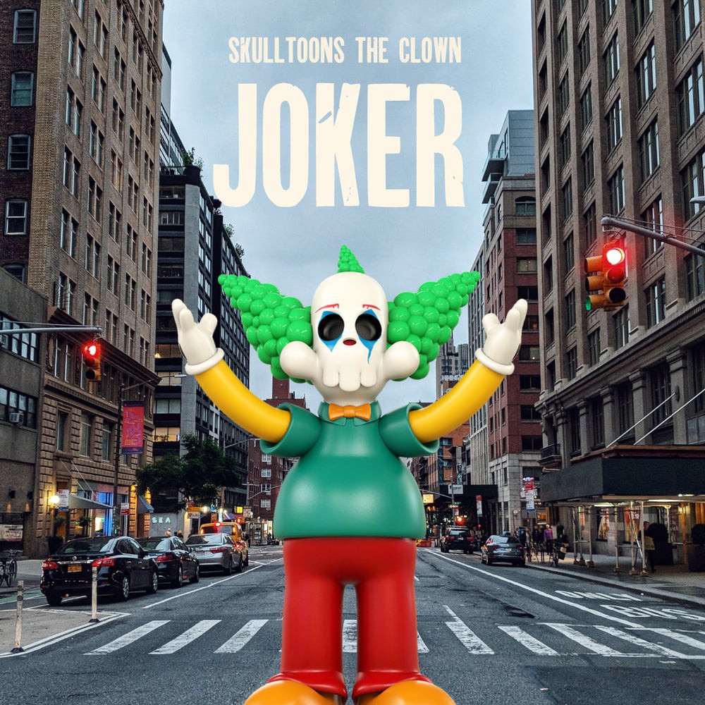 【撒旦玩具 SatanToys】預購 Pobber 卡通骷髏 小丑Joker 潮玩擺件 Skulltoons Clown