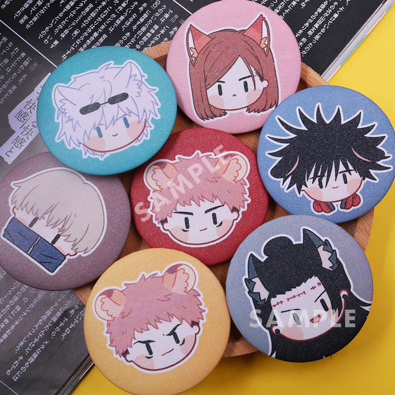 預購 咒術迴戰徽章虎杖悠仁五條悟伏黑惠兩面宿儺釘崎野薔葳夏油杰狗卷棘 蝦皮購物