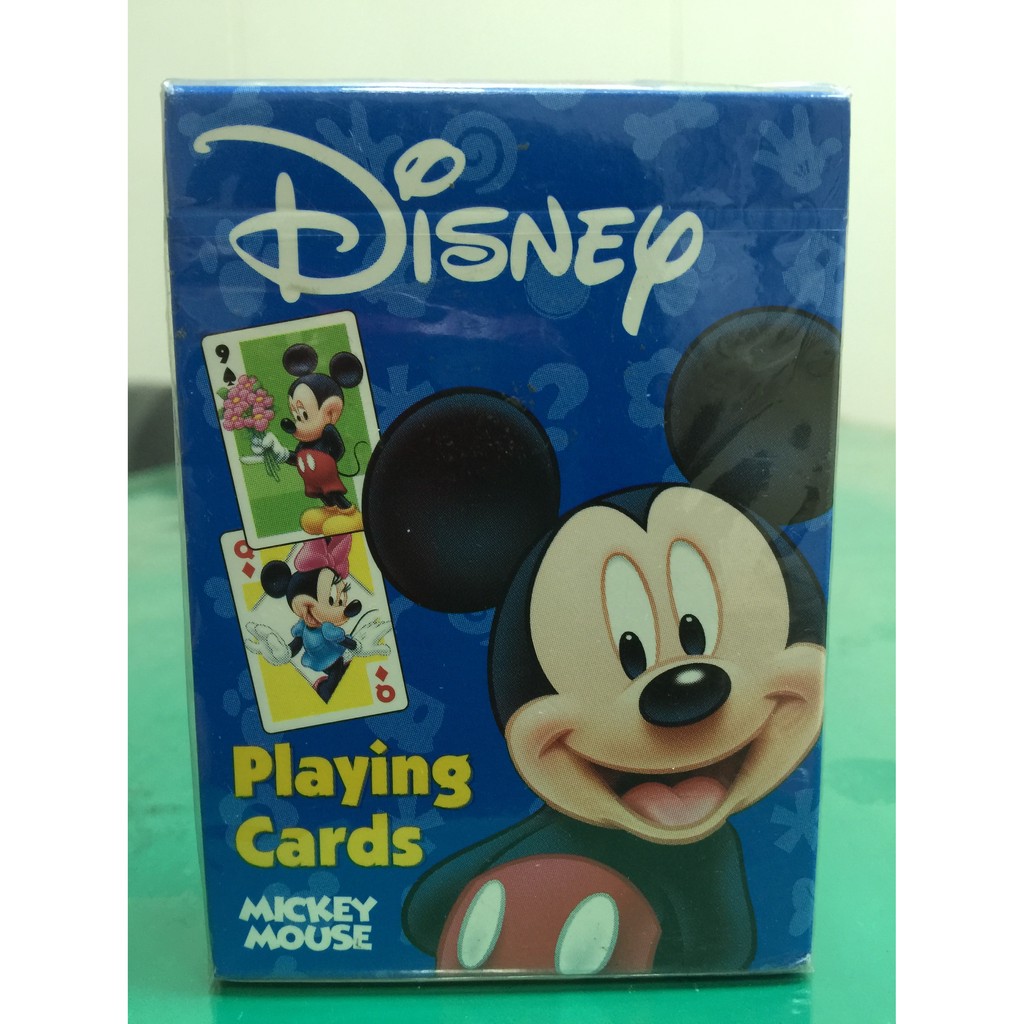 【USPCC 撲克】DISNEY 米老鼠 撲克牌(1付裝) 藍色-S1073515