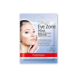 韓國 PUREDERM 膠原蛋白保濕撫紋眼膜(30入)