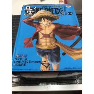 ｛正版｝魯夫 公仔 海賊王 模型 日版 magazine 金證 航海王 luffy one piece 路飛 景品