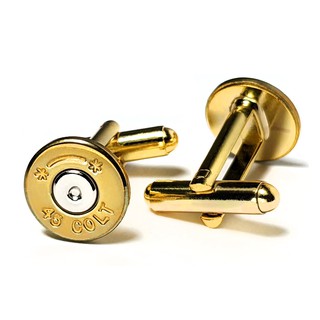 Bullet .45 手槍子彈袖釦（黃銅）襯衫西裝金屬復古個性袖釦 cufflinks 男生男性男友男朋友爸爸父親節禮物