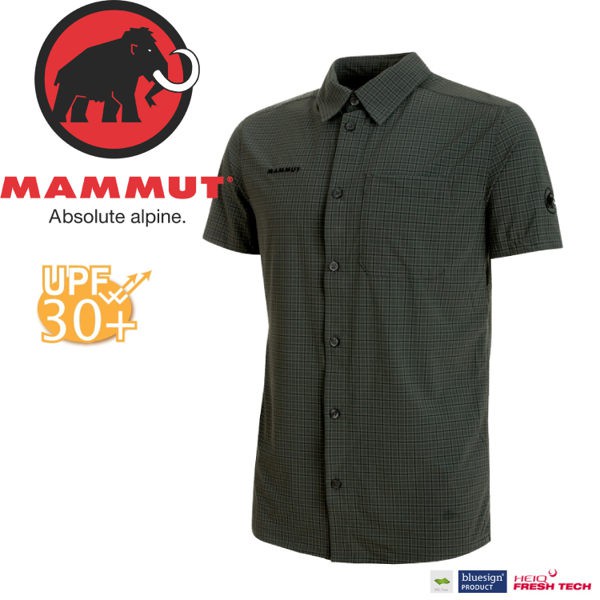 MAMMUT Trovat Trail Shirt男《石墨灰》1015-00070-0121/短袖襯衫/抗菌處/悠遊山水