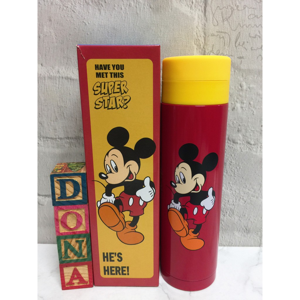 🌸Dona代購🌸現貨 日本迪士尼store限定 米老鼠米奇復古紅色 保溫瓶/隨行杯 B43
