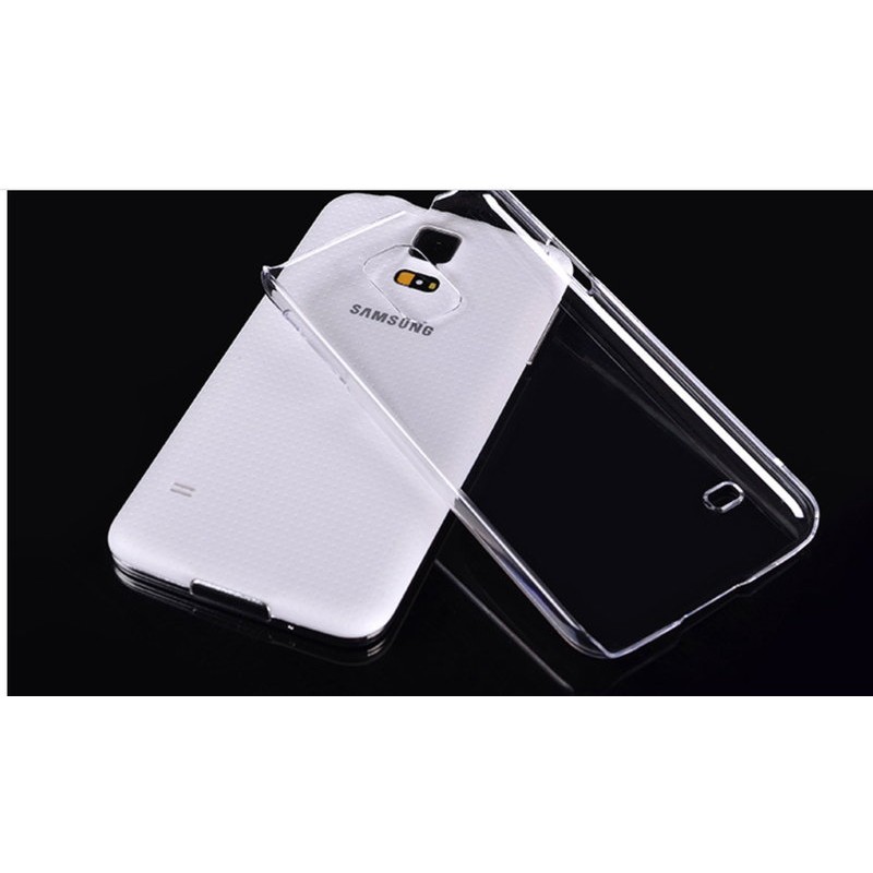 透明硬殼(非TPU), 專用於  三星 Samsung Galaxy S5 背殼 水清透明硬質保護套 可貼膜鑽水晶透明殼