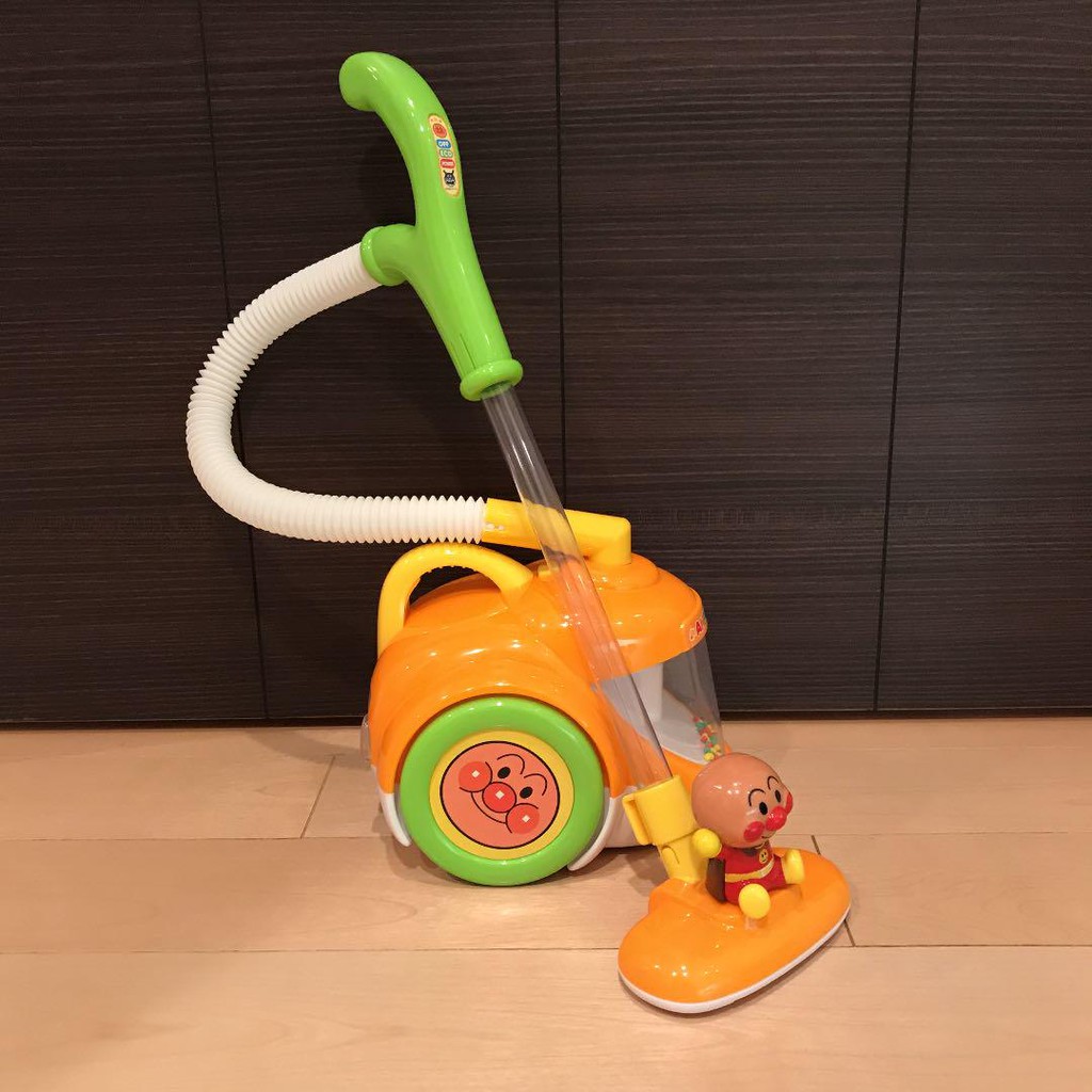 ~熱銷~新款現貨日本進口麵包超人寶寶兒童仿真電動吸塵器小孩清潔過家家玩具