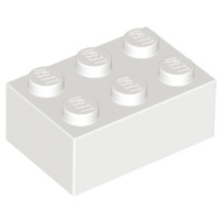 LEGO 樂高 白色 2x3 磚塊 基礎磚 基本專 積木 Brick 3002