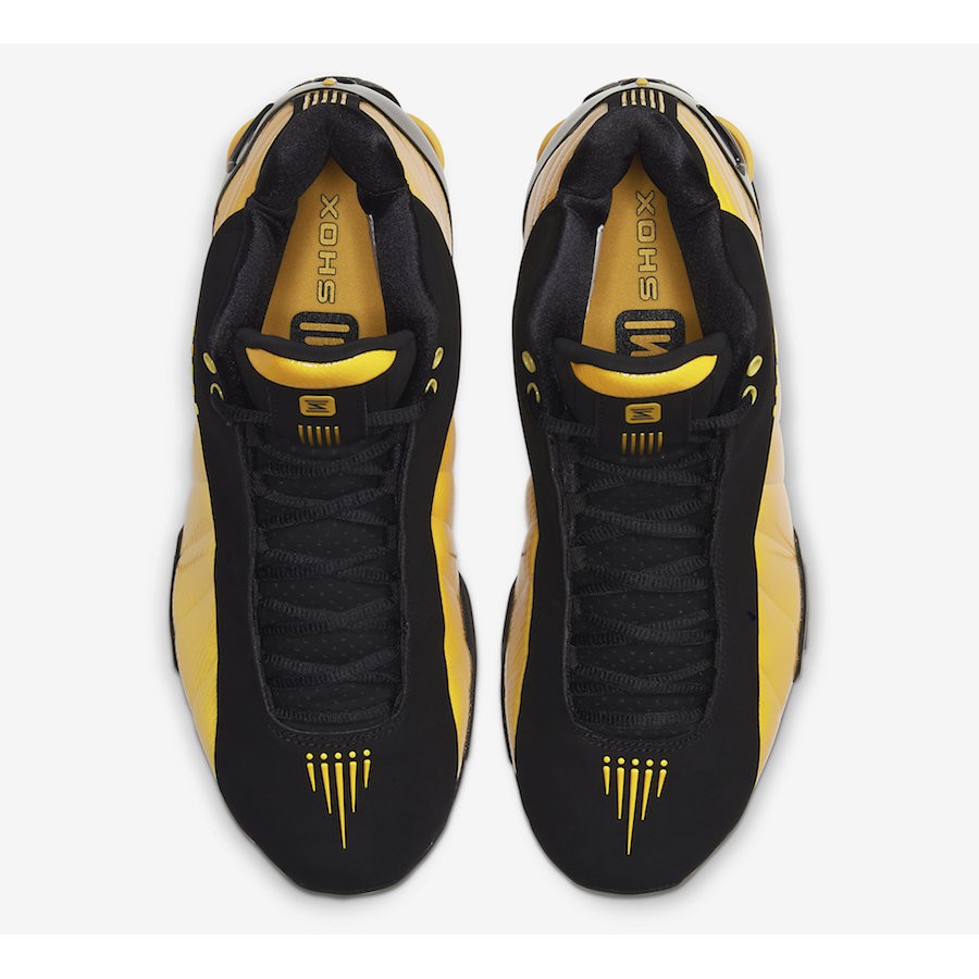 nike shox bb4 black/university gold