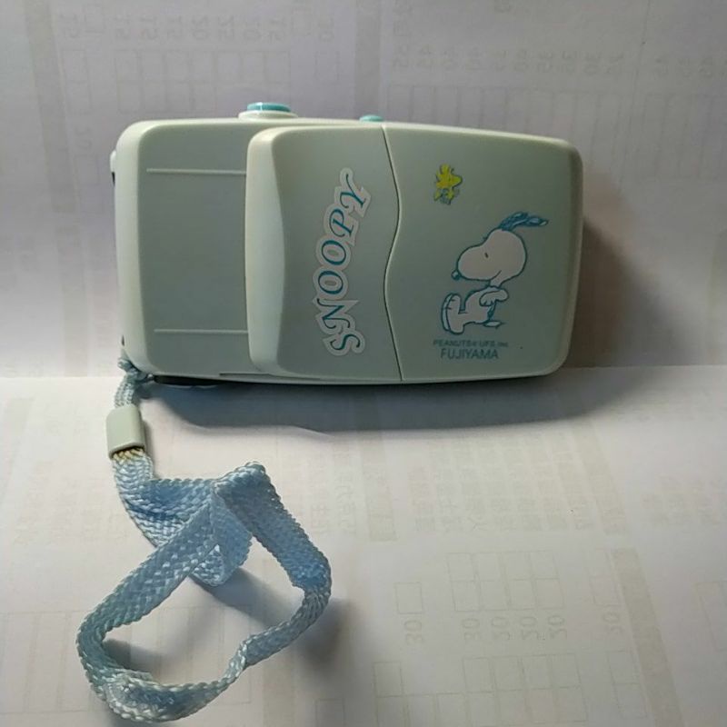 台中西屯可面交（二手）Fujiyama 27mm Snoopy 淺藍 相機 底片機 膠卷 底片 史努比 史奴比 玩具相機