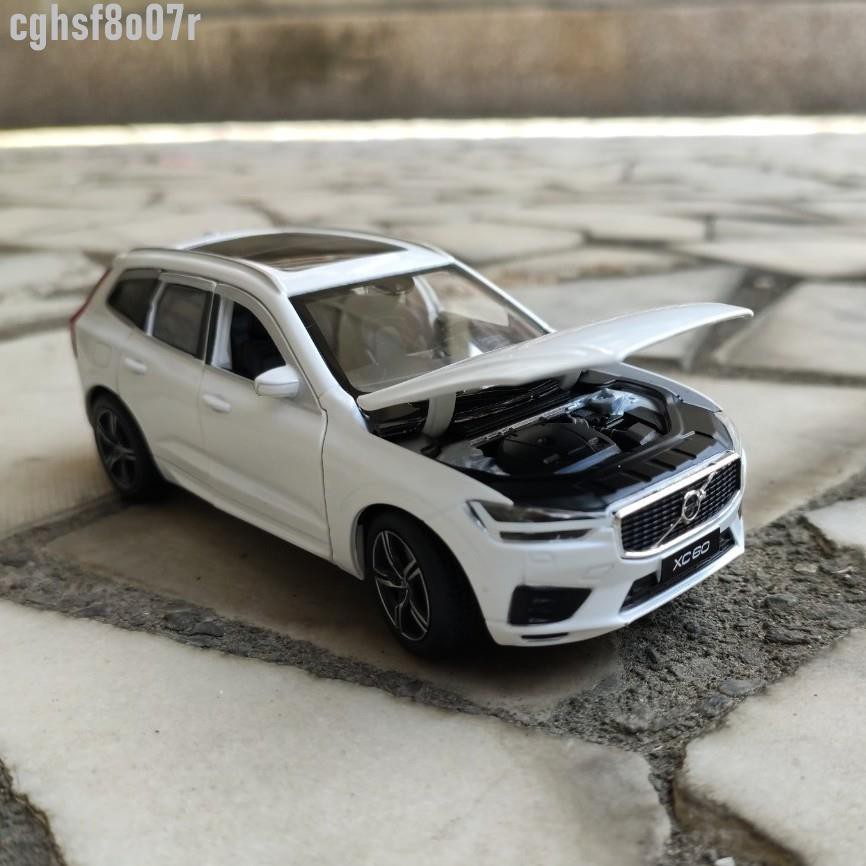 合金模型 VOLVO XC60 1/32金屬模型車 有避震 前輪轉向 擬真細節強化收藏 雷神之鎚頭燈 擺設飾品 瑞典富豪