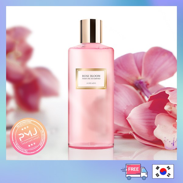 流行的韓國品牌 Aheads 玫瑰綻放香水洗髮水300ml 蝦皮購物