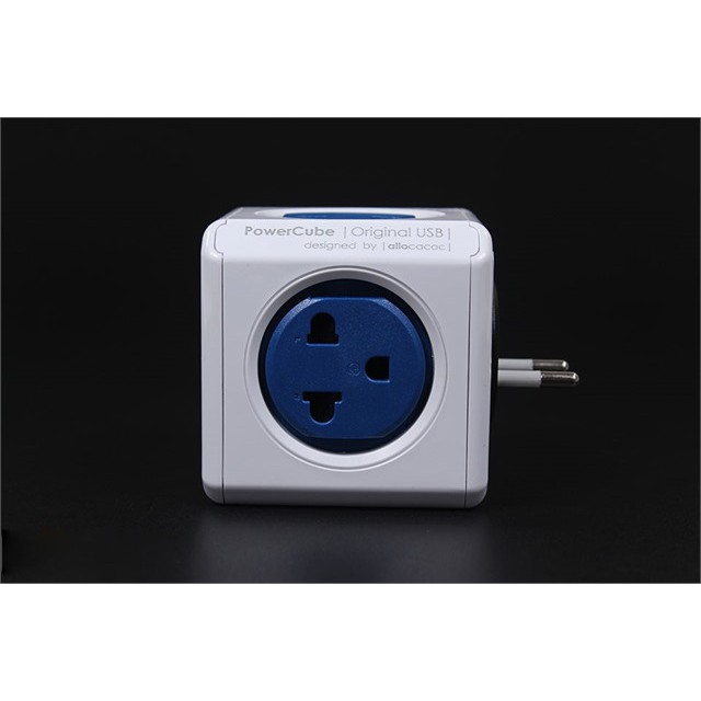 【正品】電源插座帶PowerCube Allocacoc 4690無線usb充電口(多色)