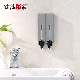 【樂樂生活精品】【生活採家】幸福手感典藏霧銀250ml雙孔手壓式給皂機#47059 免運費! (請看關於我)