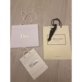 Dior/Lancôme/Jo Malone/蕾莉歐 百貨專櫃 紙袋 紙盒 香水盒