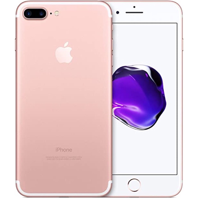 官網購入！蘋果限定「APPLE iPHONE 7 plus 128G 裸機-玫瑰色」女用機 公務機 無玩手遊