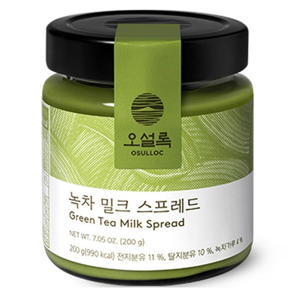 SY韓國代購🇰🇷  OSULLOC 綠茶牛奶醬  200gx1罐