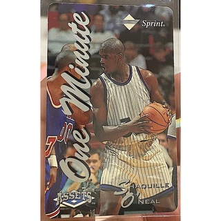 NBA 球員卡 Shaquille O'Neal 歐尼爾 1994-95 Asserts Phone Card