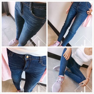 現貨H&C 全新三代升級款 超彈性 顯瘦 牛仔褲 全長褲 女生 九分褲 不收邊 緊身褲 長褲 小腳褲 褲子 大尺碼m10