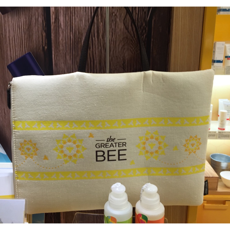 Burts bees 蜜蜂花園扁扁包 小蜜蜂爺爺