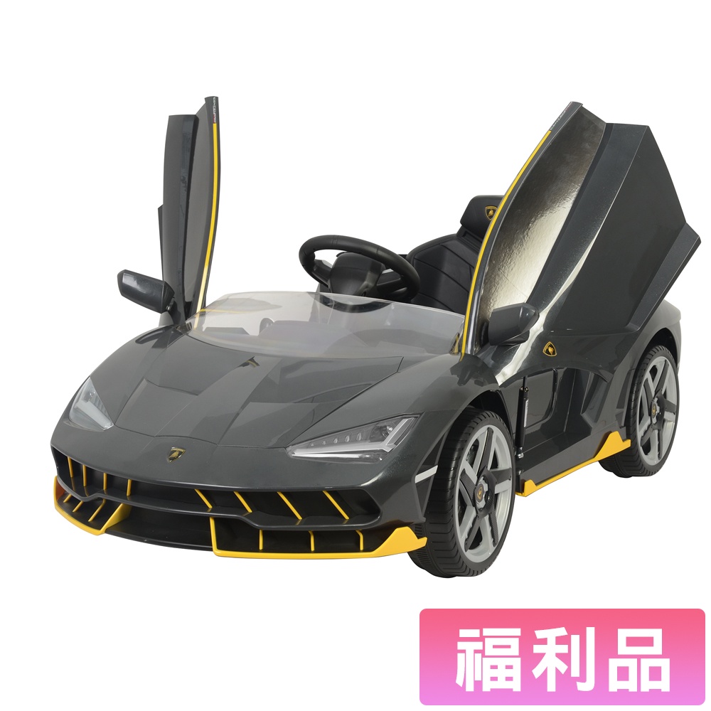 親親CCTOY 原廠授權 福利品-藍寶堅尼 兒童電動車 電動跑車 RT-6726R 黑灰色(小刮傷  )$17300