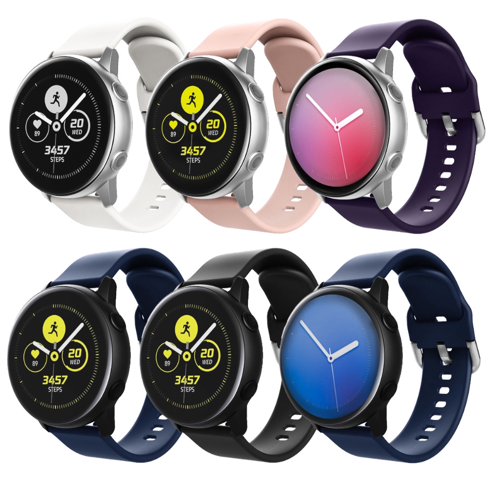 20mm通用錶帶 三星Samsung Galaxy Watch Active2智能手錶表帶 時尚替換運動迷彩錶帶 多花色