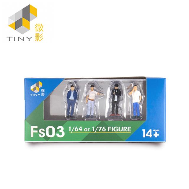 TINY微影台灣限定1/ 64人偶/ 4入組/ Fs03 eslite誠品