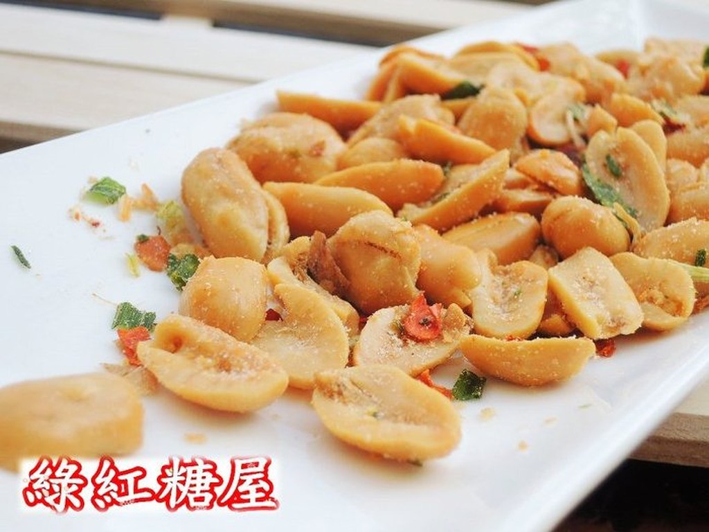 好吃推薦【蔥味香辣花生】 炒菜料理很搭 剝殼辣椒花生