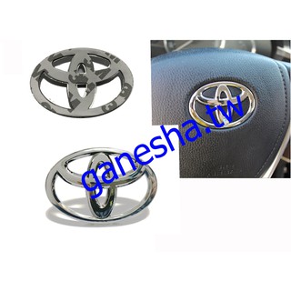 NEW 方向盤 Toyota 豐田 車標貼 卡羅拉致炫yaris/altis/wish/凱美瑞/rav4/vios 改裝