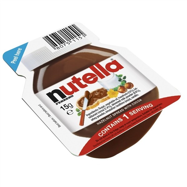 爆紅巧克力醬 Nutella  能多益 榛果可可醬 迷你分享包 15g 市價25元