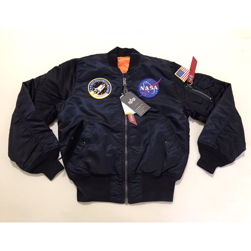 ALPHA INDUSTRIES ⭐️ NASA MA-1 飛行夾克 男外套 雙面著