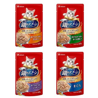 日本銀湯匙 貓咪餐包 湯包 貓餐包 魚肉餐包 副食餐包 60g