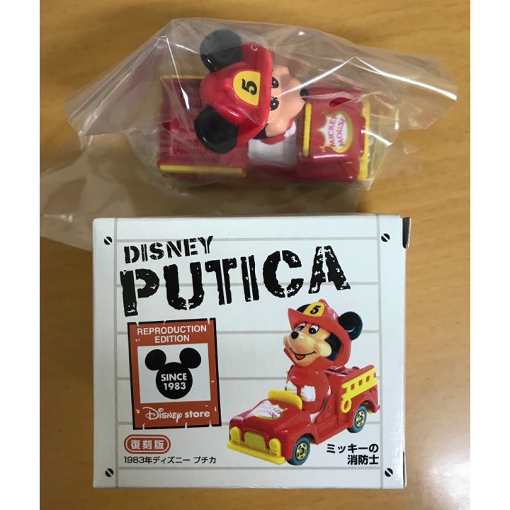 Tomica Disney PUTICA 米奇消防車消防士 迪士尼  復刻版 1983年