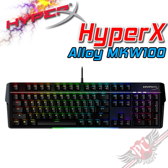 HyperX Alloy MKW100 機械式電競鍵盤 PCPARTY