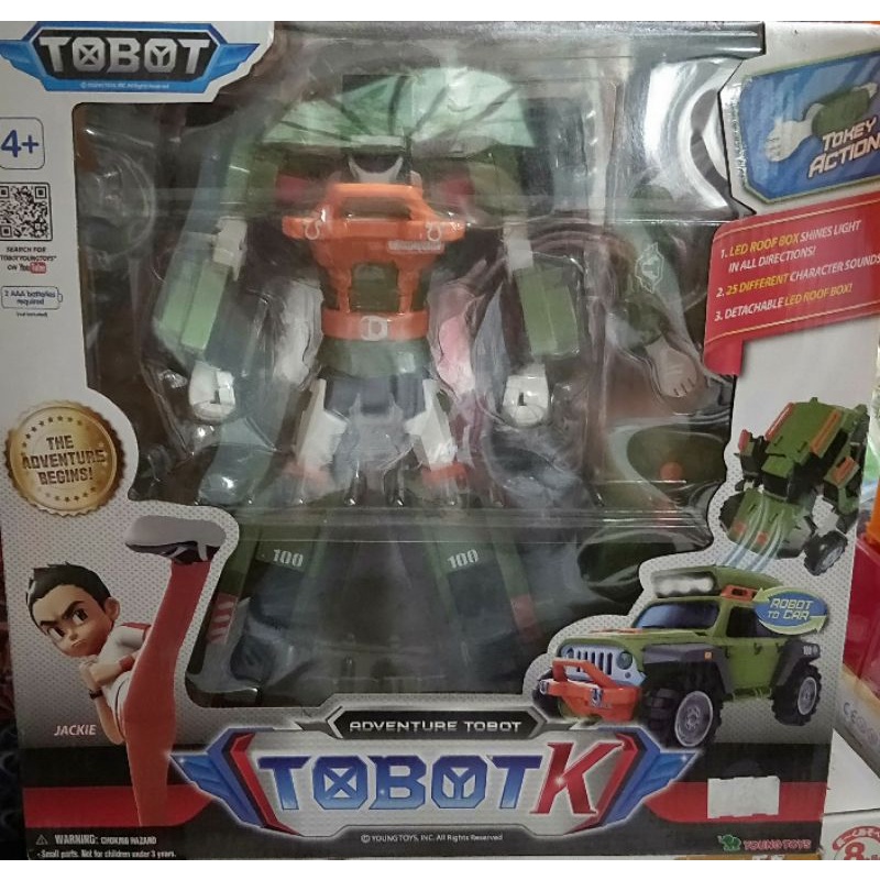 全新盒損 TOBOT 機器戰士 ADVENTURE K 冒險 K 鑰匙 綠色 機器人 變身 變形 汽車 吉普車